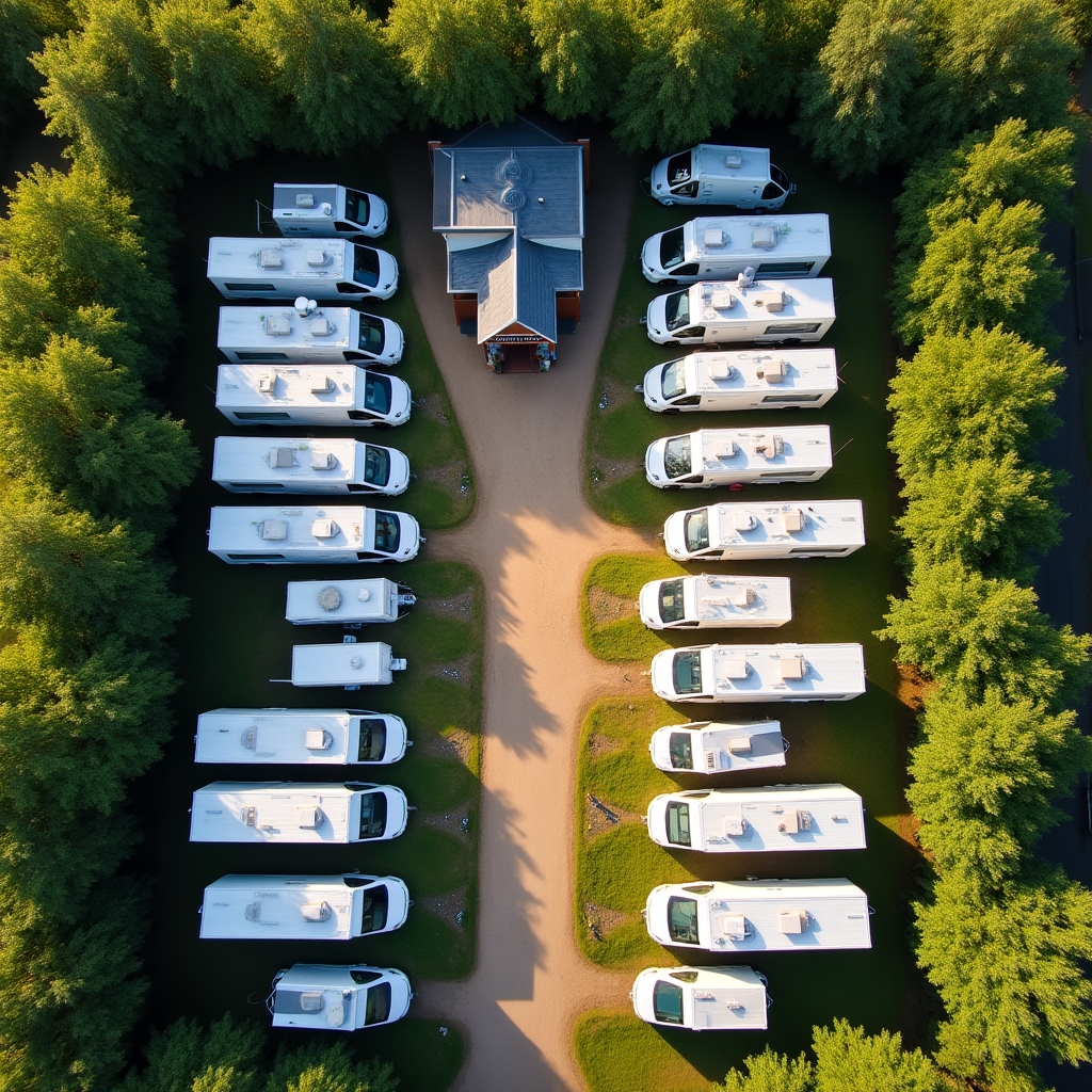 Überblick über Campingplatzverwaltung
